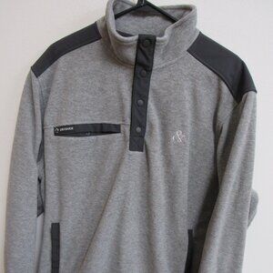 Dri-Duck Ranger Men's XL Gray Fleece Snap‎ Mock Neck Jacket Pullover